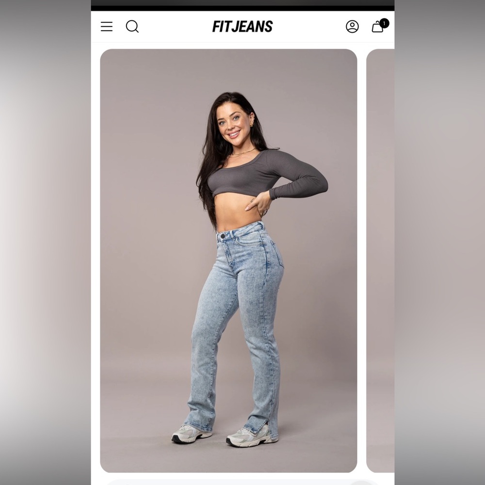 FITJEANS Straight Leg - 80s Blue - Excellent condition